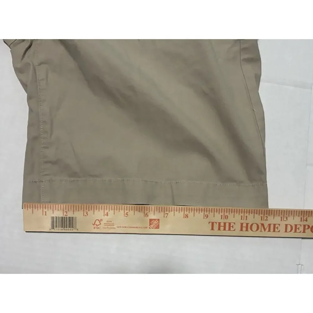 Banana Republic Men's 34 Khaki Chino Shorts 9” Inseam